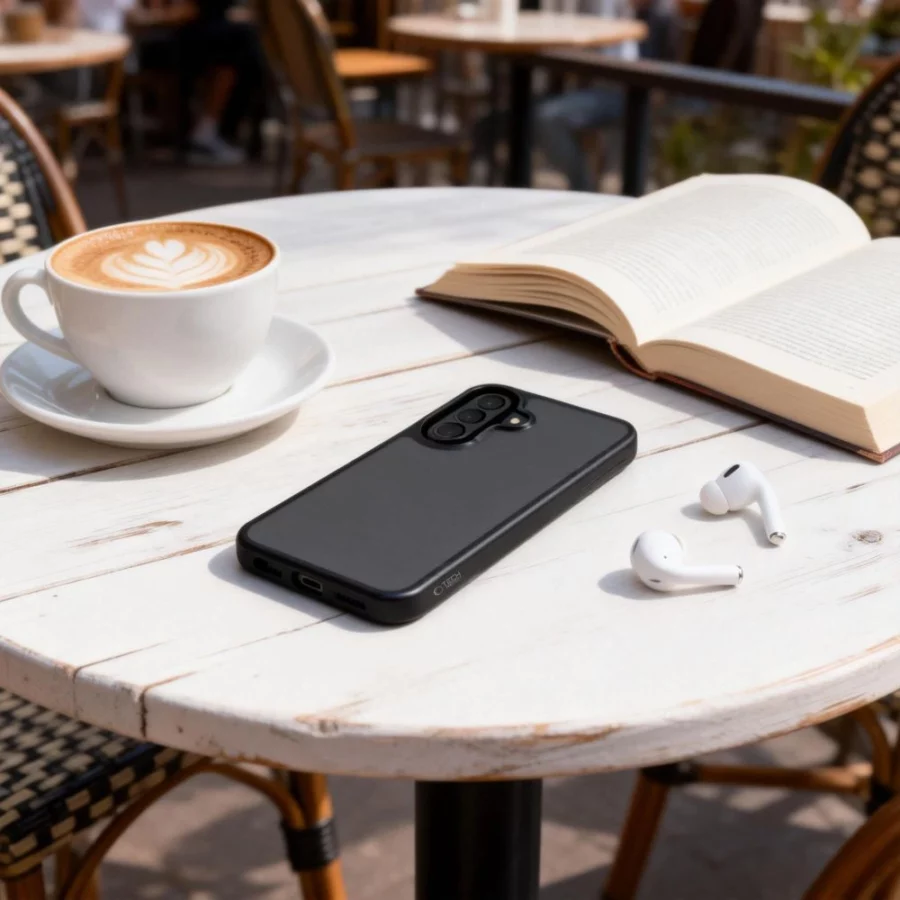 Etui Tech-Protect Magmat na Samsung Galaxy A36 / A37 / A56 / A27 5G - czarne matowe