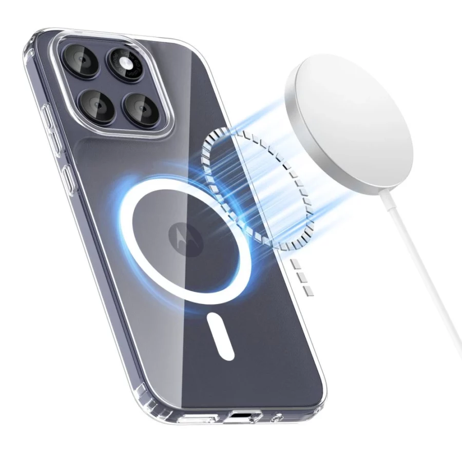 Etui Tech-Protect FlexAir Hybrid MagSafe na Motorola Moto G67 / G77 - przezroczyste