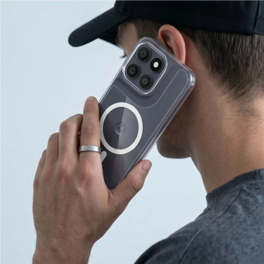 Etui Tech-Protect FlexAir Hybrid MagSafe na Motorola Moto G67 / G77 - przezroczyste