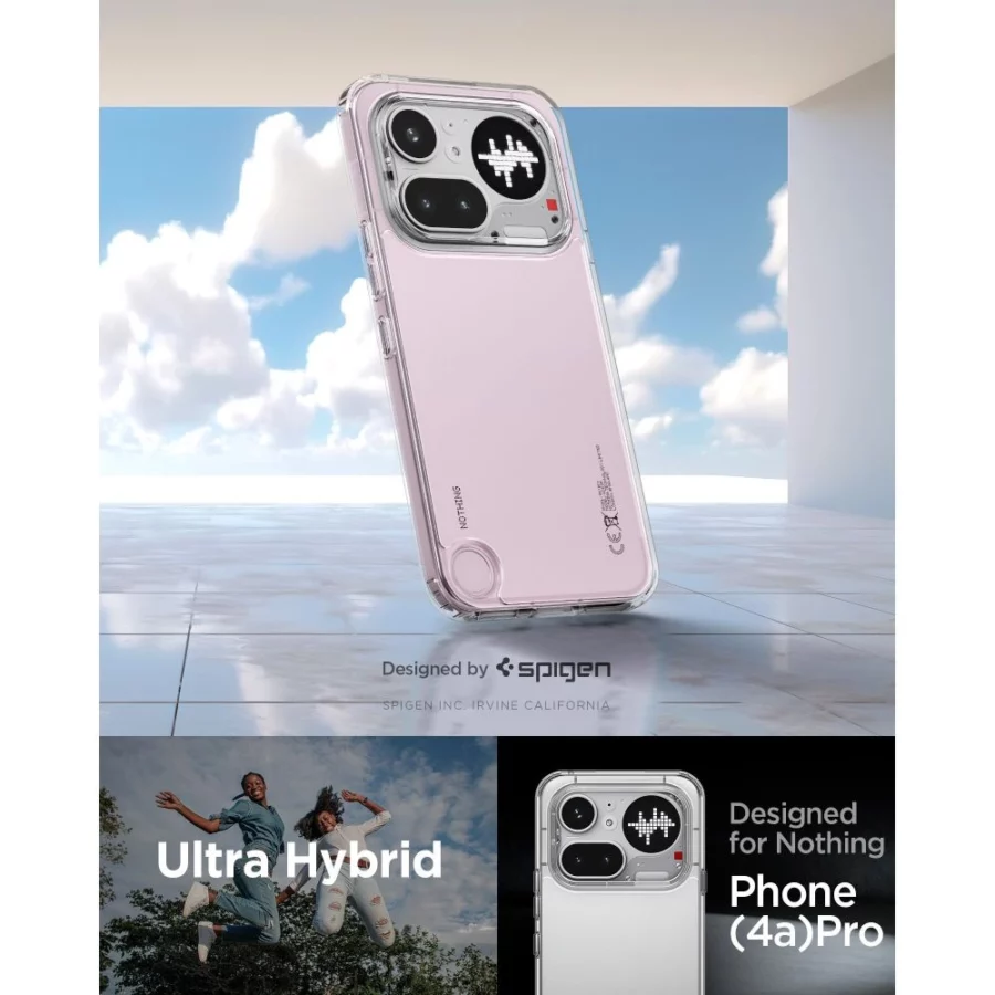 Etui Spigen Ultra Hybrid na Nothing Phone 4A Pro - przezroczyste