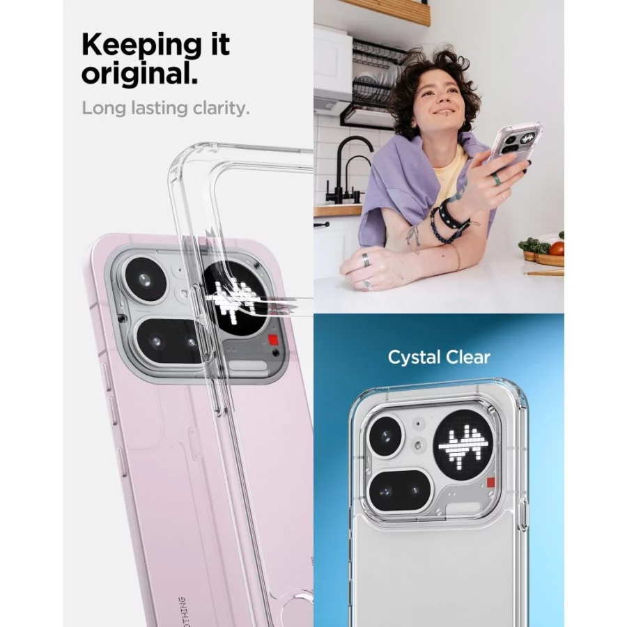 Etui Spigen Ultra Hybrid na Nothing Phone 4A Pro - przezroczyste
