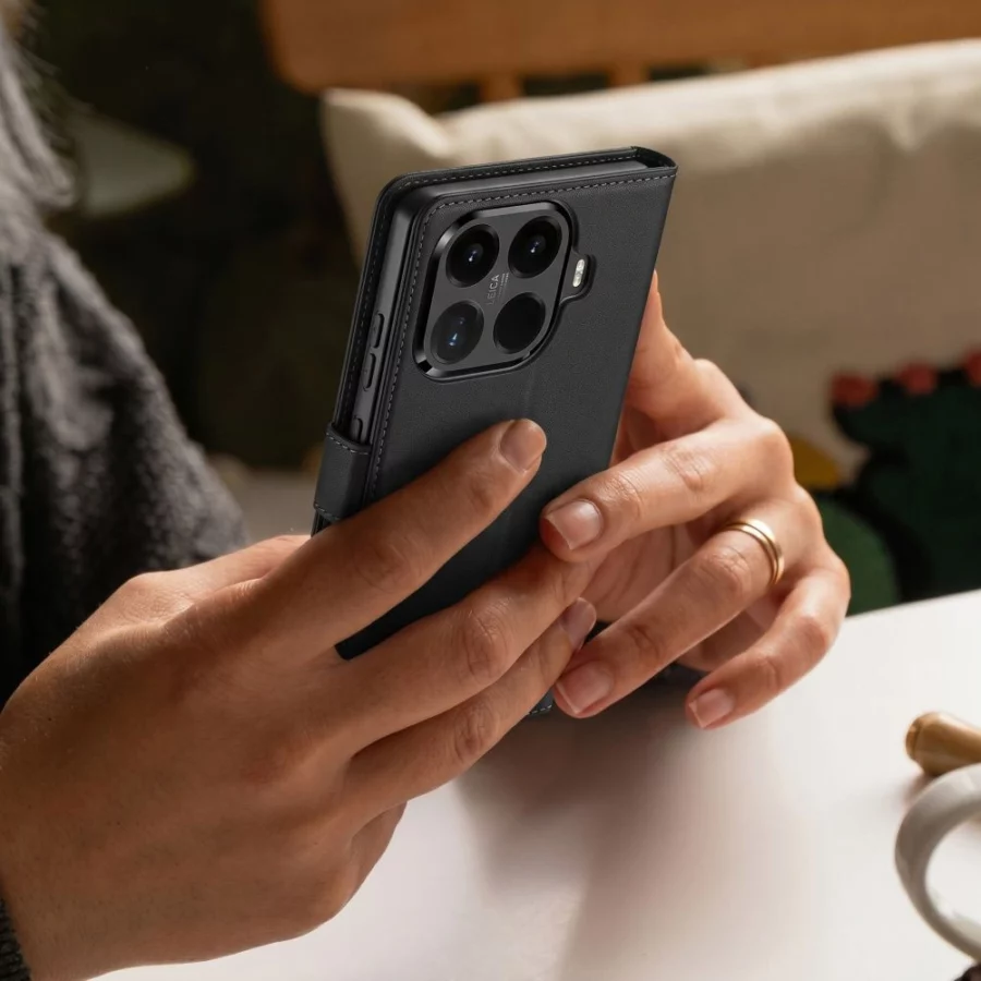 Etui Tech-Protect Wallet na Xiaomi 17T Pro - czarne