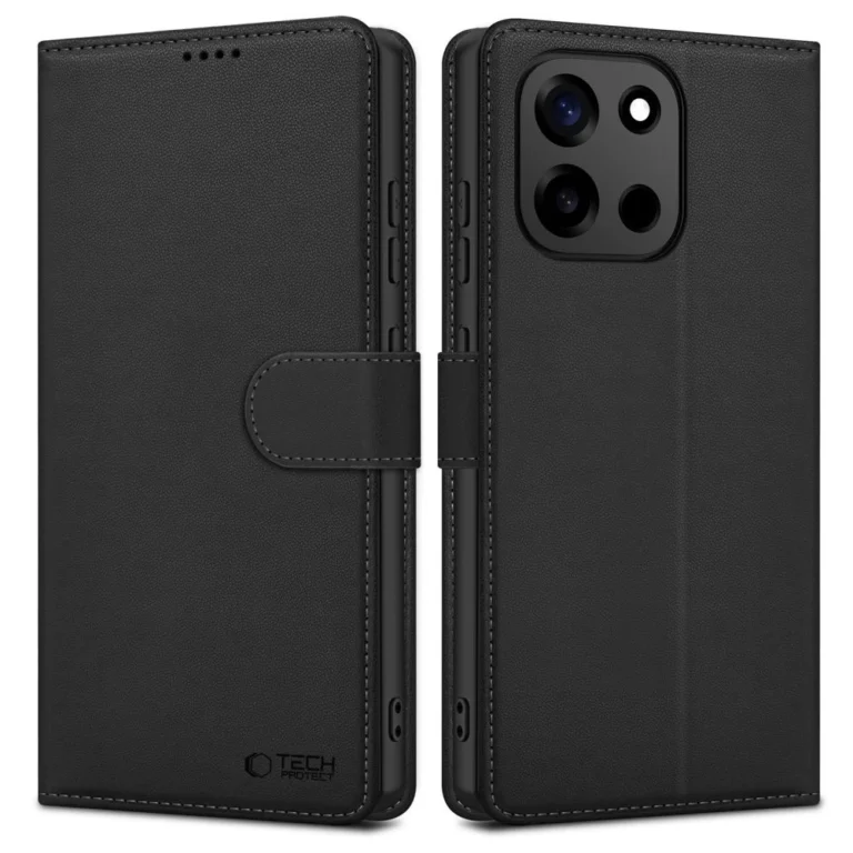 Etui Tech-Protect Wallet na OnePlus Nord 6 - czarne