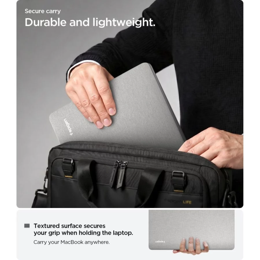 Etui Spigen Urban Fit na MacBook Pro 14" 2021 / 2023 / 2024 / 2025 / 2026 - szare