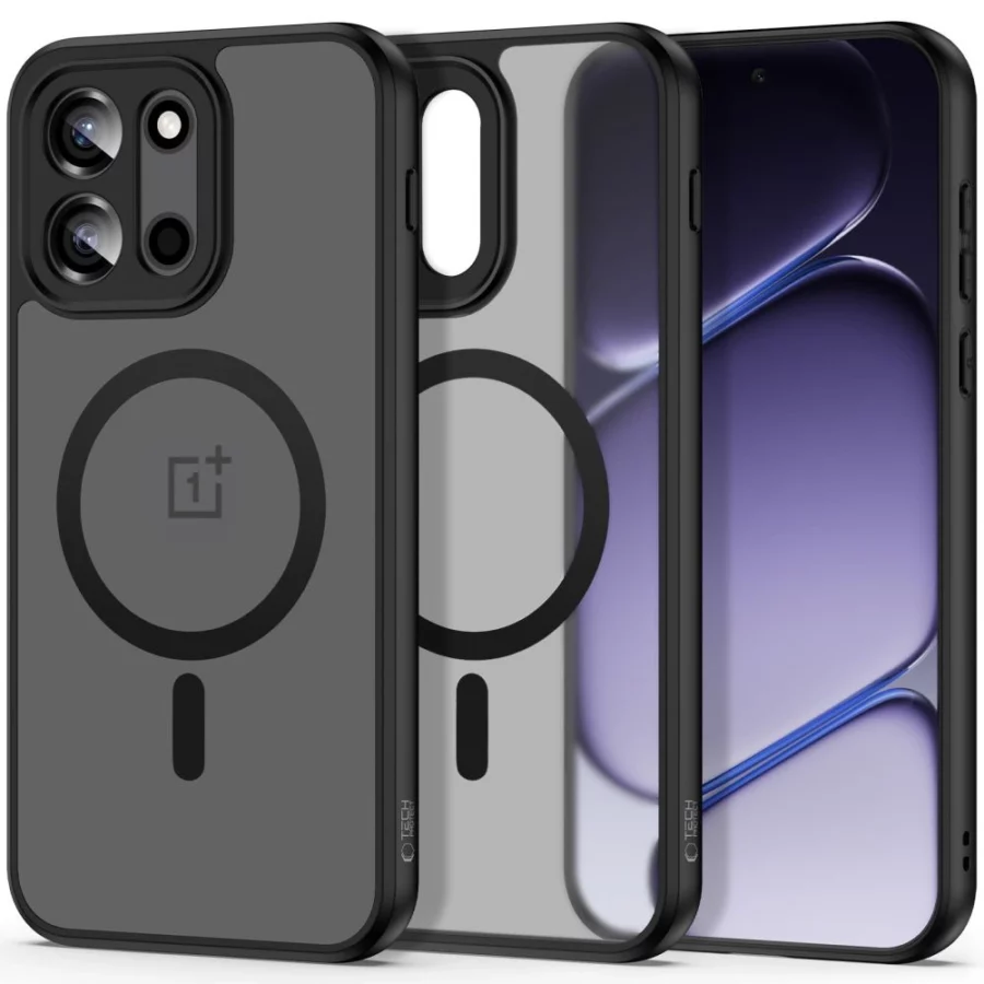 Etui Tech-Protect Magmat MagSafe na OnePlus Nord 6 - czarne matowe