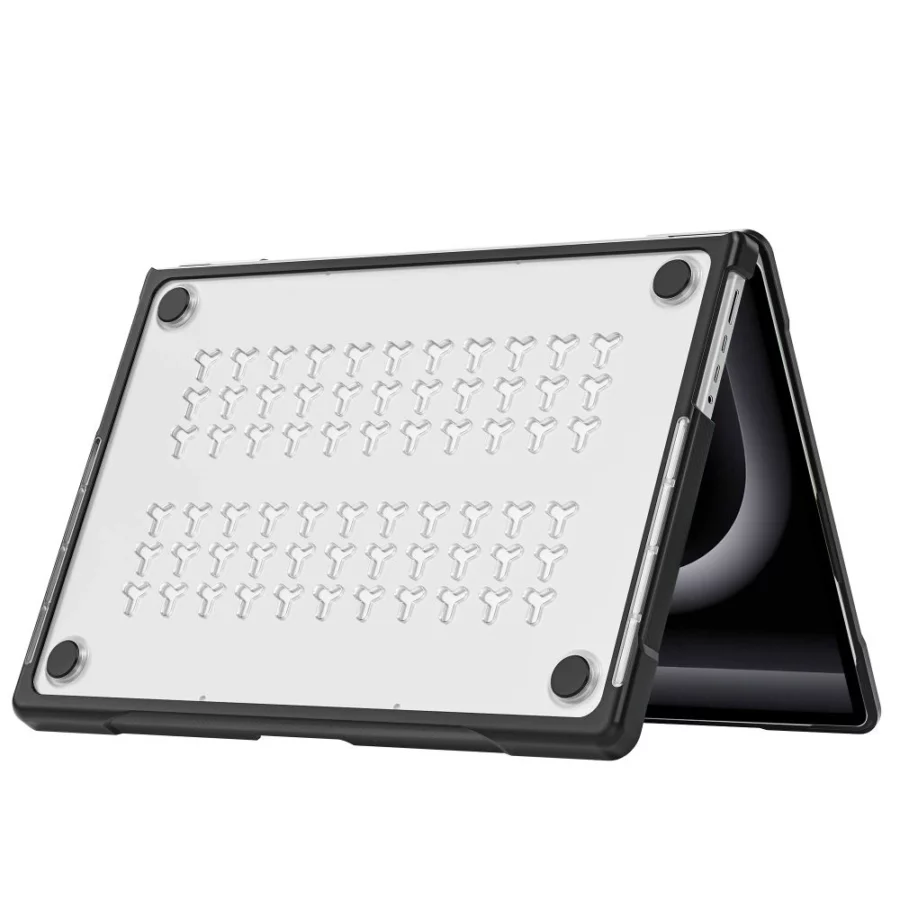 Etui Tech-Protect Velar na MacBook Pro 14" 2021 / 2023 / 2025 / 2026 - przezroczysto-czarne