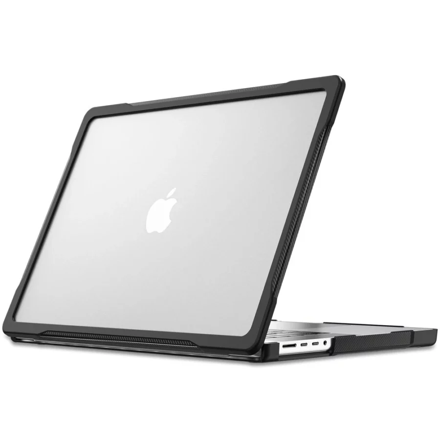 Etui Tech-Protect Velar na MacBook Pro 16" 2021 / 2023 / 2025 / 2026 - przezroczysto-czarne