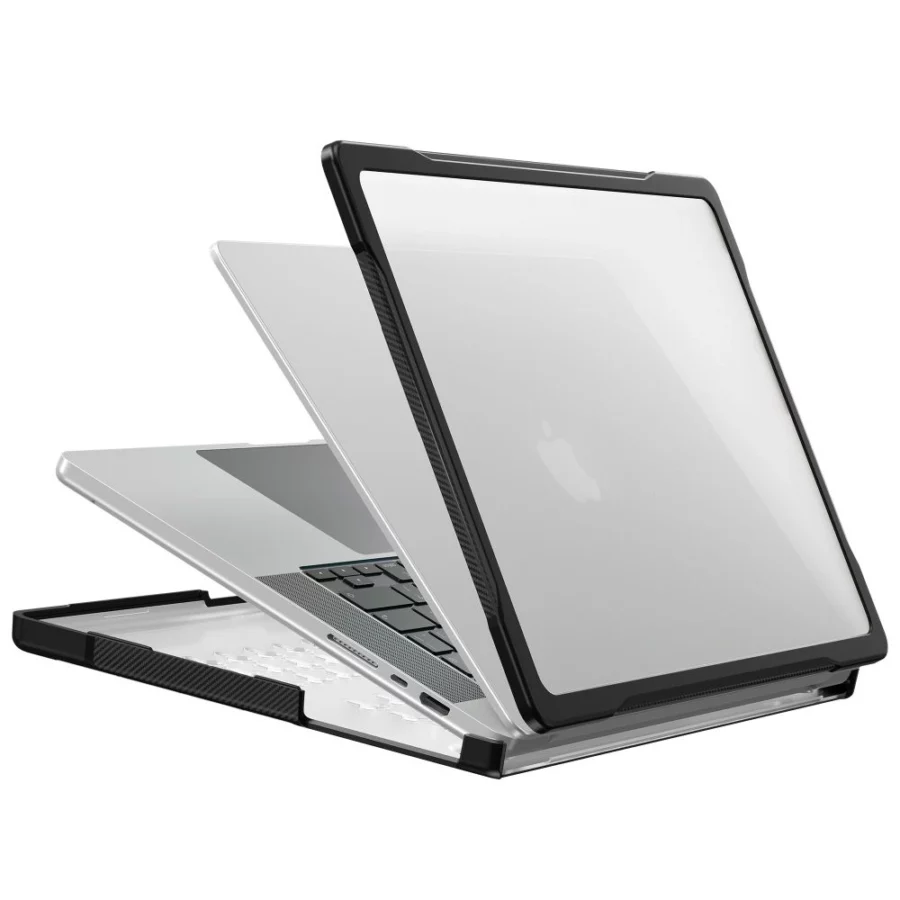Etui Tech-Protect Velar na MacBook Pro 16" 2021 / 2023 / 2025 / 2026 - przezroczysto-czarne