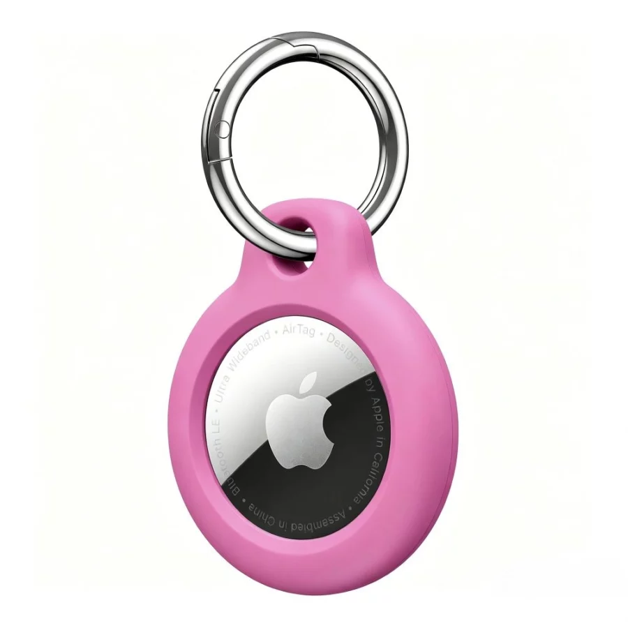 Etui Tech-Protect Rough na Apple AirTag 1 / 2 - różowe