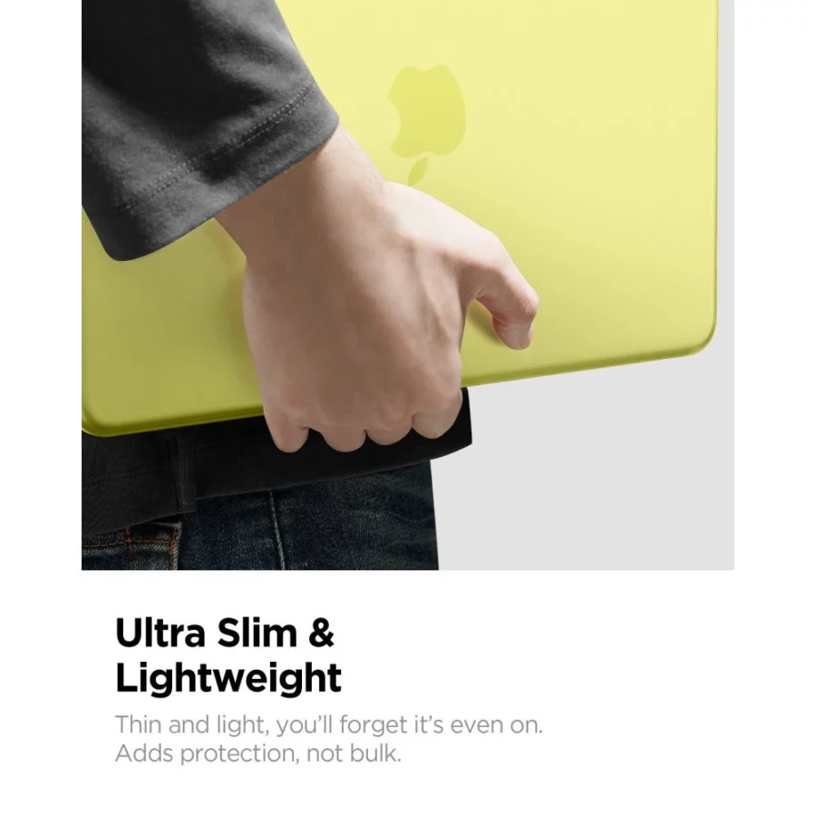 Etui Spigen AirSkin na MacBook Neo 13" 2026 - żółte matowe
