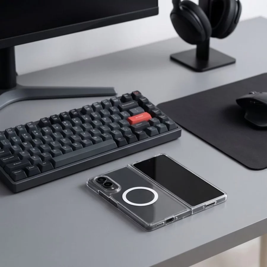 Etui Tech-Protect FlexAir Hybrid MagSafe na Samsung Galaxy Z Fold 8 - przezroczyste