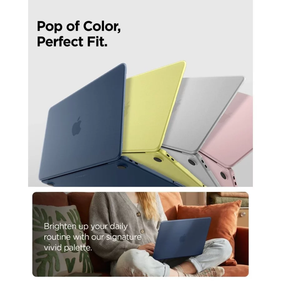 Etui Spigen AirSkin na MacBook Neo 13" 2026 - granatowe matowe
