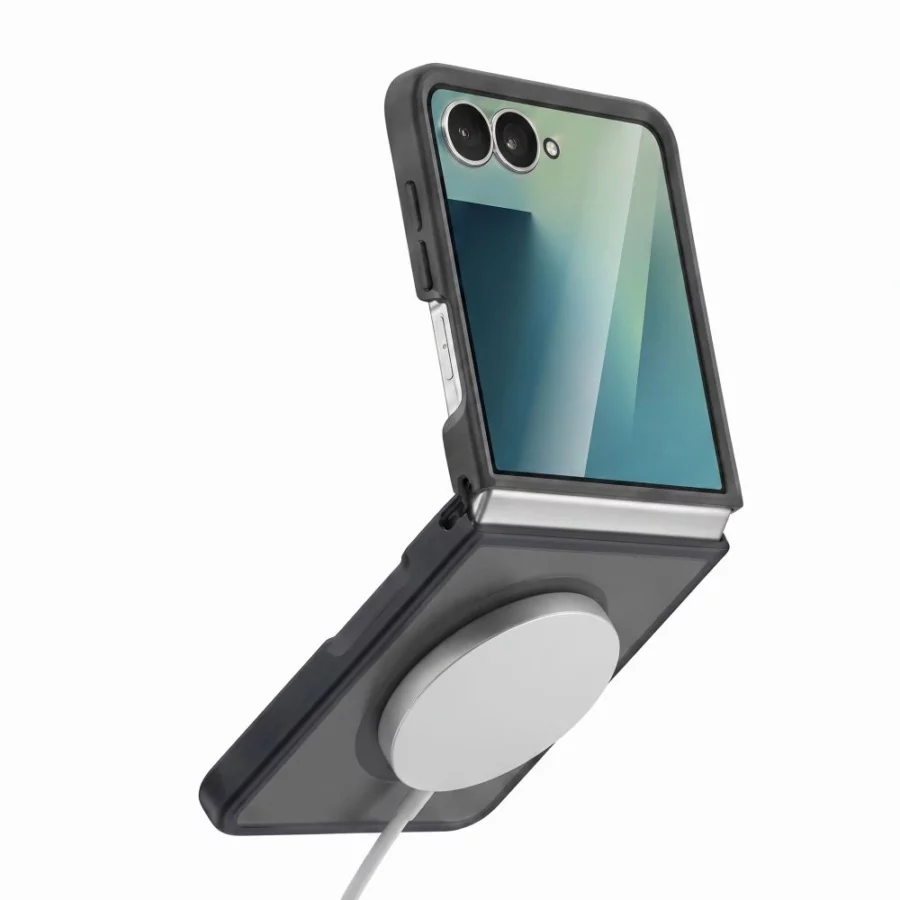 Etui Tech-Protect Magmat MagSafe na Samsung Galaxy Z Flip 8 - czarne matowe