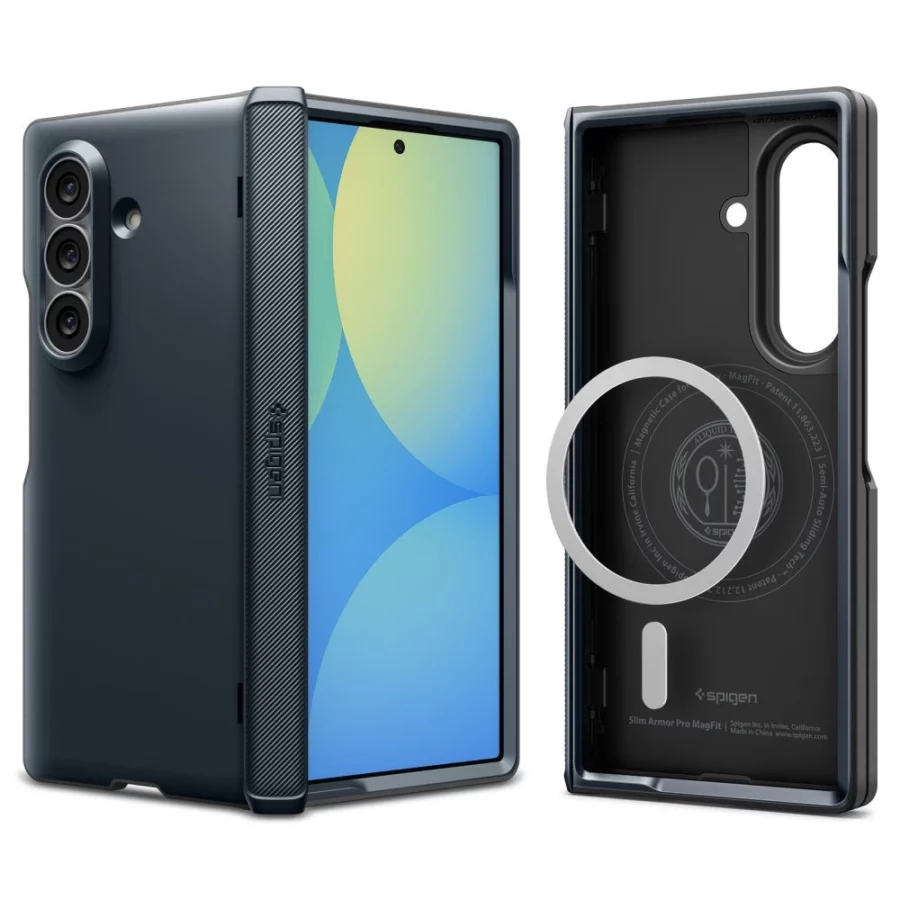 Etui Spigen Slim Armor Pro Magsafe na Samsung Galaxy Z Fold 8 Ultra - ciemnoszary