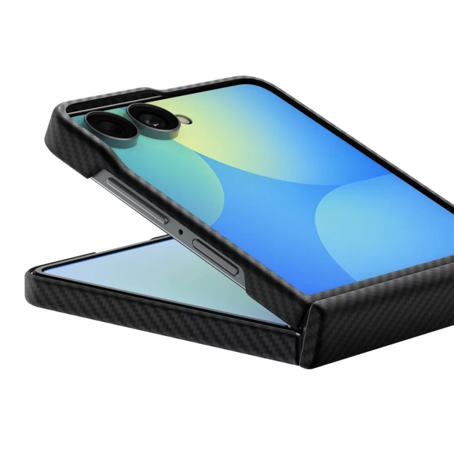 Etui Spigen AirSkin Aramid MagFit MagSafe na Samsung Galaxy Z Flip 8 - czarne