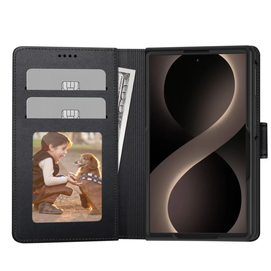 Etui Tech-Protect Wallet na Samsung Galaxy Z Fold 8 - czarne