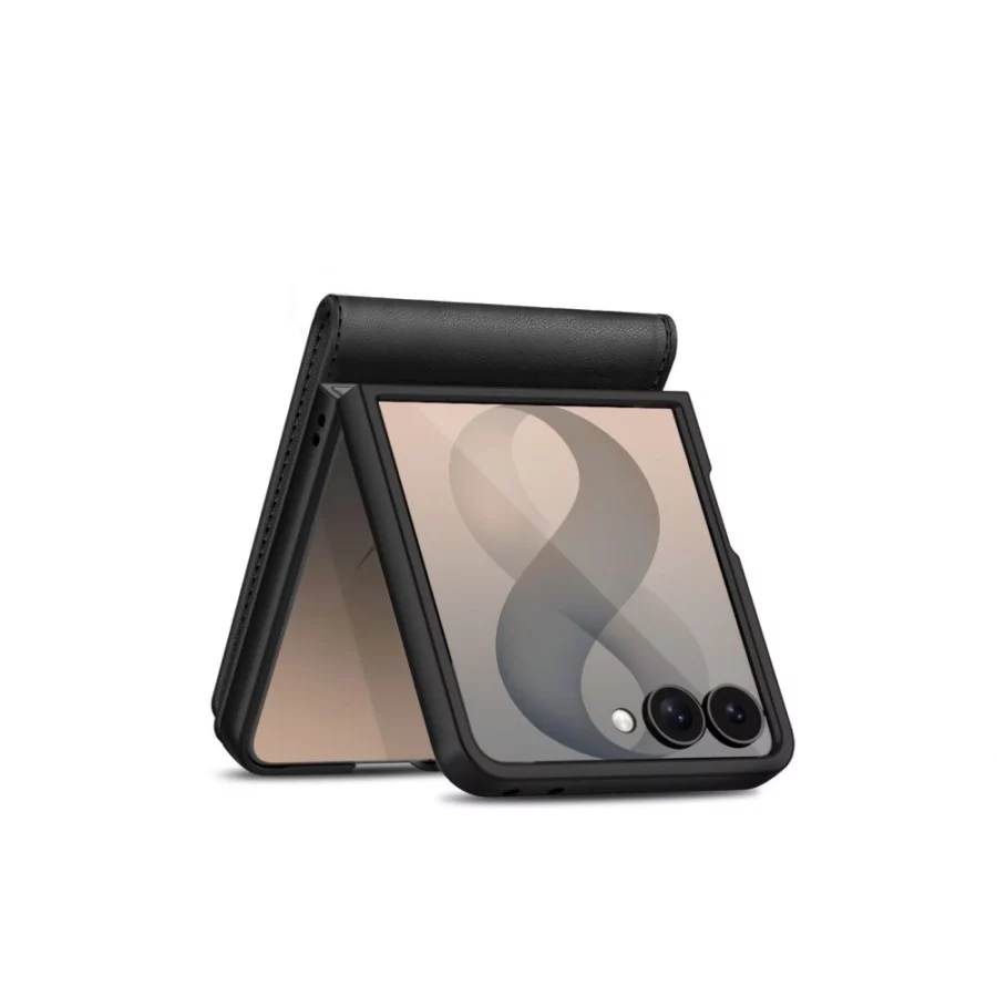 Etui Tech-Protect Wallet na Samsung Galaxy Z Flip 8 - czarne