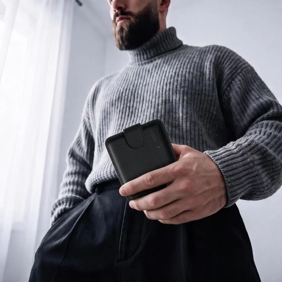 Etui Tech-Protect Wallet na Samsung Galaxy Z Flip 8 - czarne