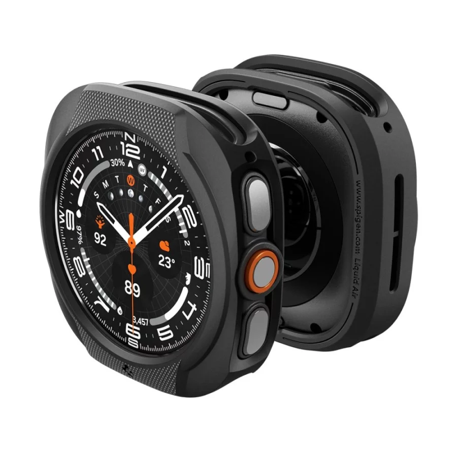 Etui Spigen Liquid Air na Samsung Galaxy Watch Ultra 47 mm - czarne