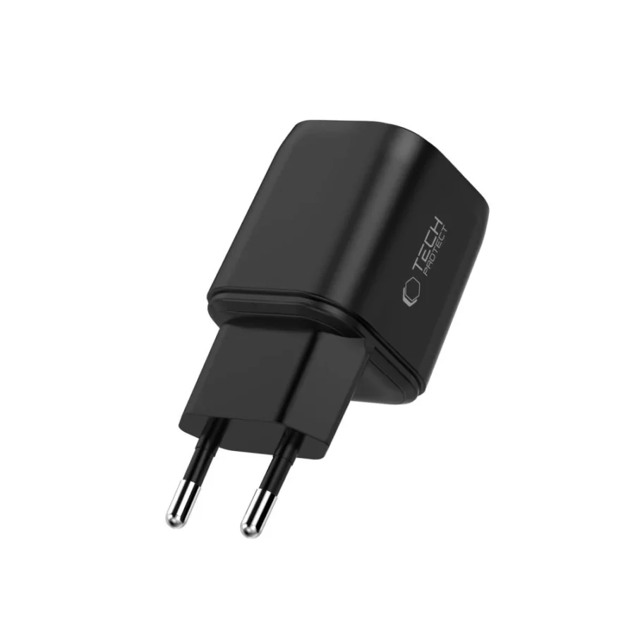 Ładowarka sieciowa Tech-Protect NCA100W-GaN PD 3.2 100W / QC3.0 - czarna