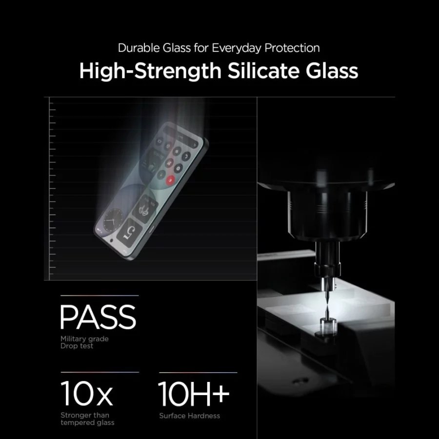 Szkło hartowane Spigen Glas.tR EZ Fit Pro 2-Pack na Nothing Phone 4A