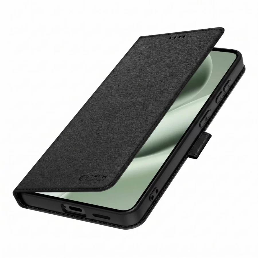 Etui Tech-Protect Wallet na Google Pixel 11 / 11 Pro - czarne matowe