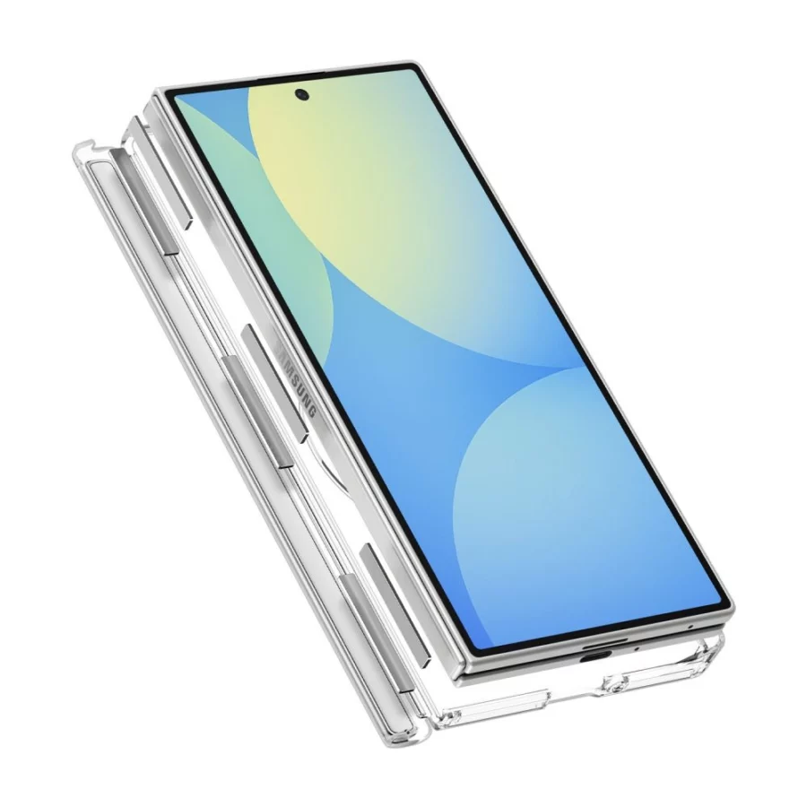 Etui Spigen AirSkin Zero MagFit MagSafe na Samsung Galaxy Z Fold 8 Ultra - przezroczysto-białe