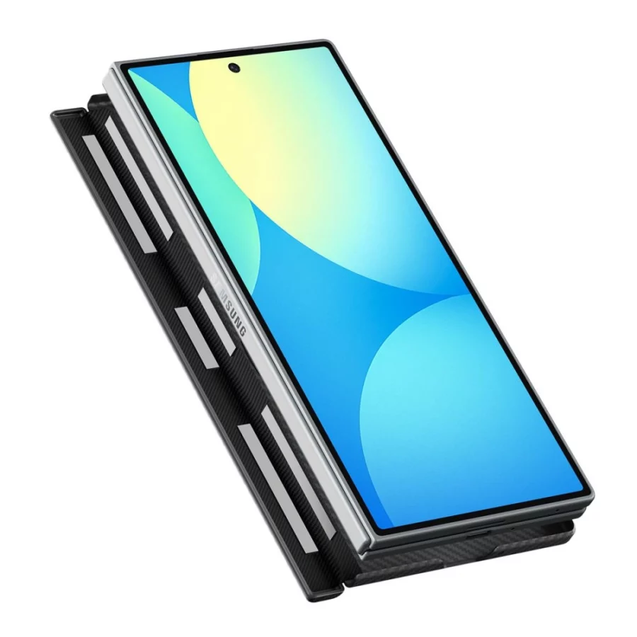 Etui Spigen AirSkin Aramid MagFit MagSafe na Samsung Galaxy Z Fold 8 Ultra - czarne