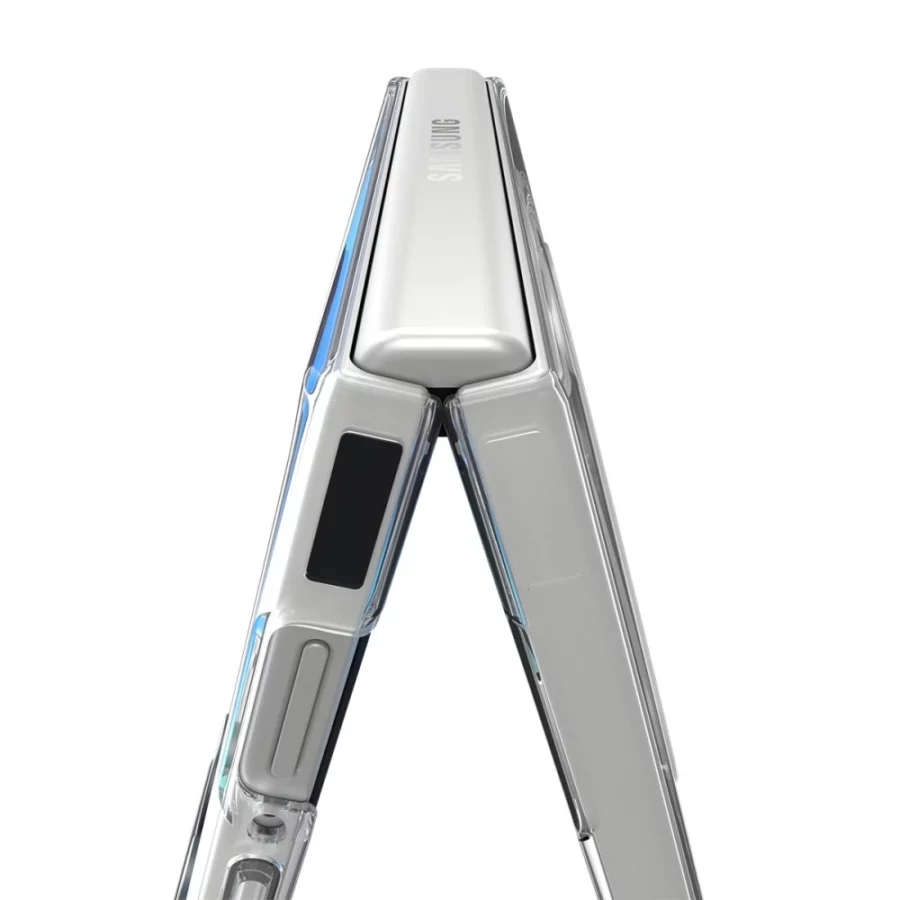 Etui Spigen AirSkin MagFit na Samsung Galaxy Z Flip 8 - przezroczysto-białe
