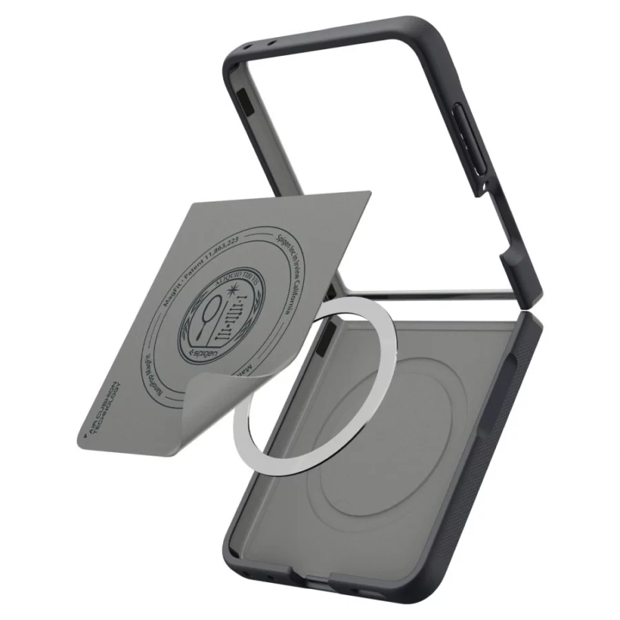 Etui Spigen Nano Pop MagSafe na Samsung Galaxy Z Flip 8 - czarno-szare