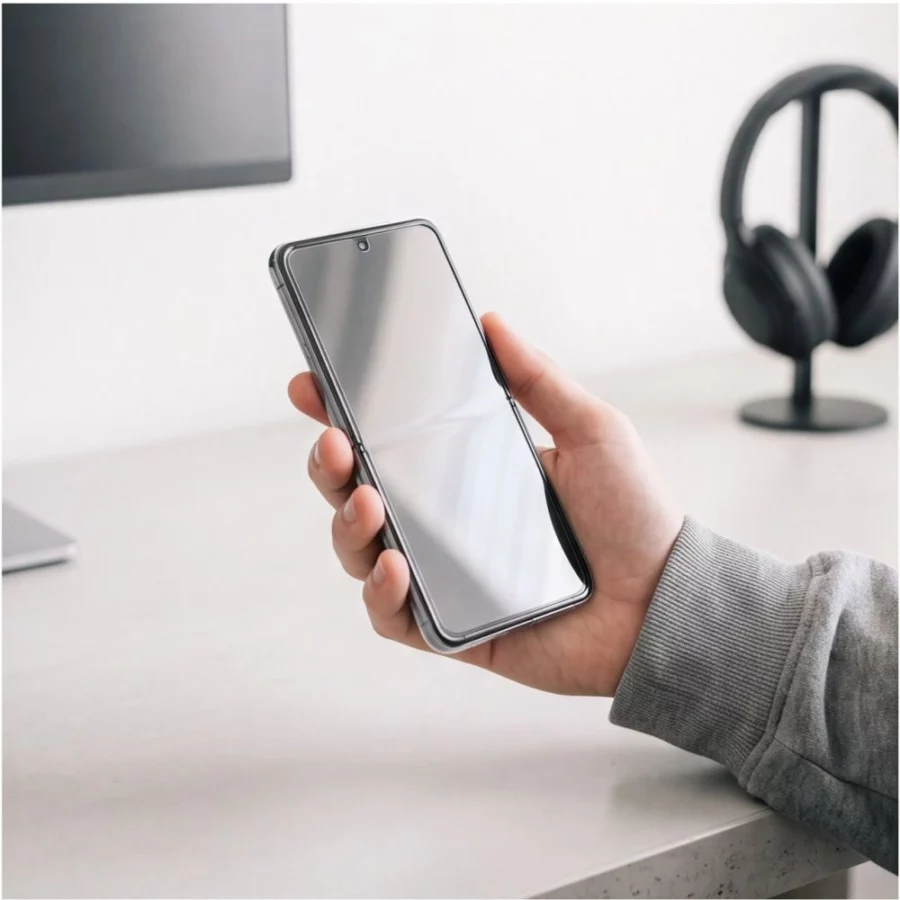 Zestaw ochronny szkło hartowane Tech-Protect Glass Fit+ 2-Pack + folia hydrożelowa Tech-Protect Hydro Flex+ 2-Pack na Samsung Galaxy Z Flip 7 / 8