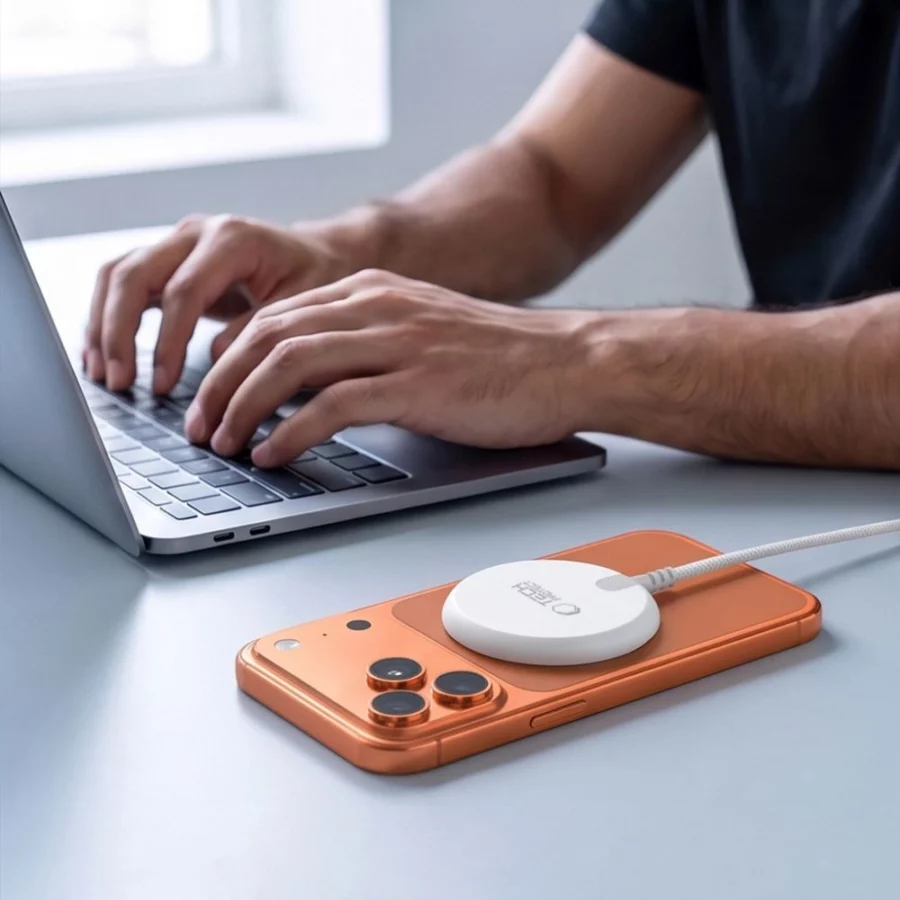 Ładowarka bezprzewodowa Tech-Protect A54 MagSafe 25W QI2.2 - biała