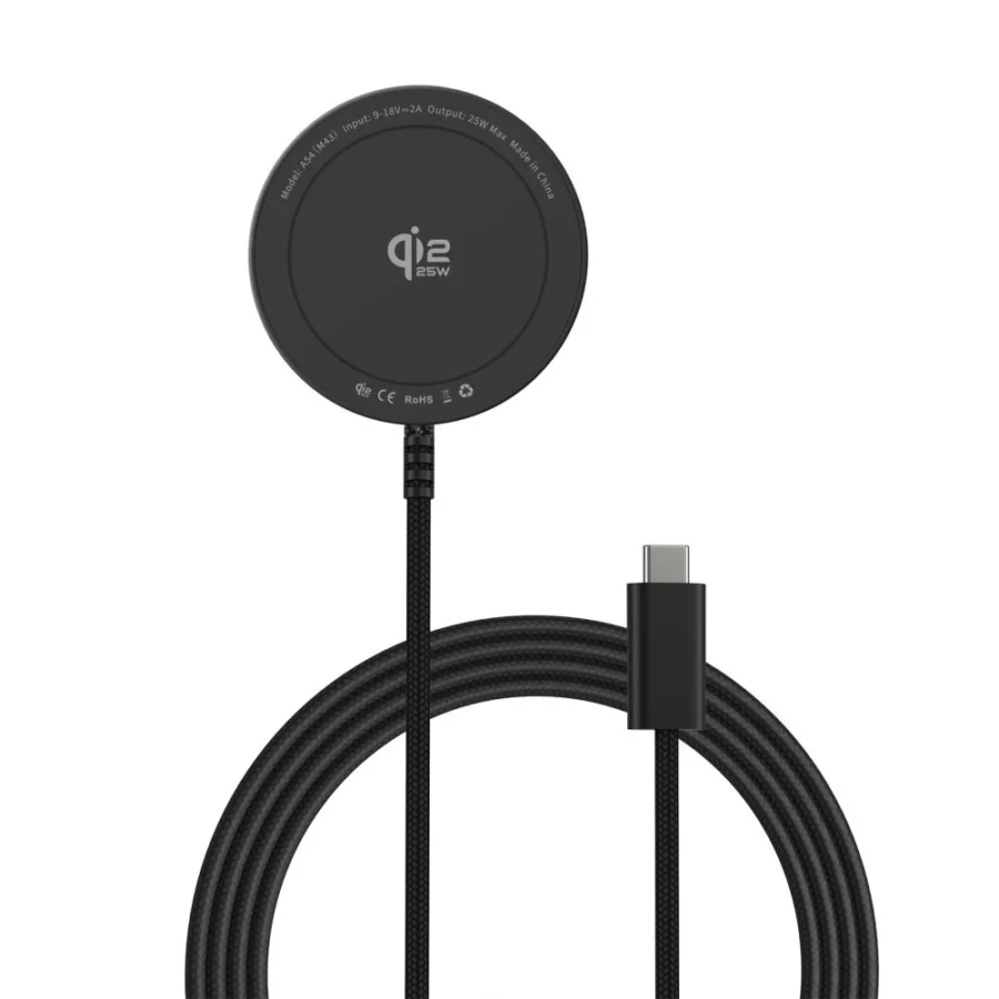 Ładowarka bezprzewodowa Tech-Protect A54 MagSafe 25W QI2.2 - czarna