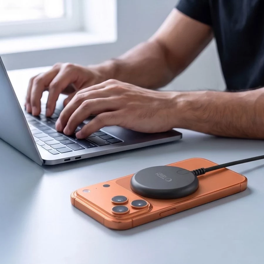 Ładowarka bezprzewodowa Tech-Protect A54 MagSafe 25W QI2.2 - czarna