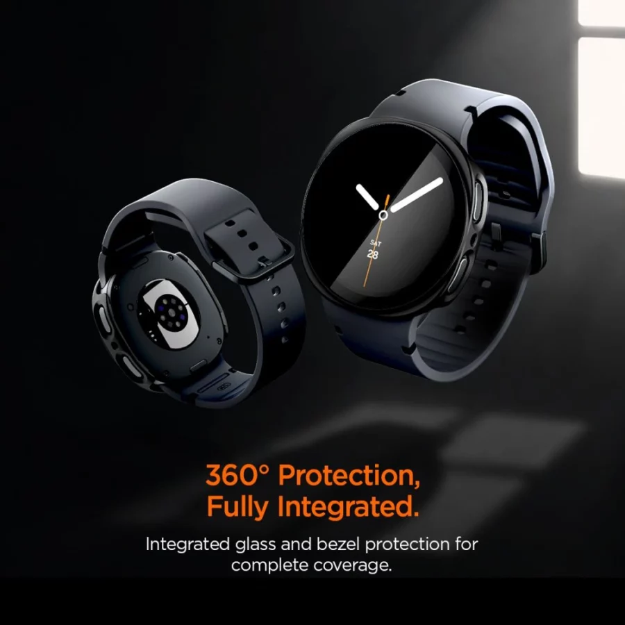 Etui Spigen Thin Fit 360 na Samsung Galaxy Watch 44 mm - czarne