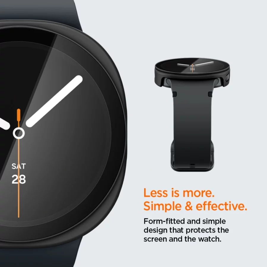 Etui Spigen Thin Fit 360 na Samsung Galaxy Watch 44 mm - czarne
