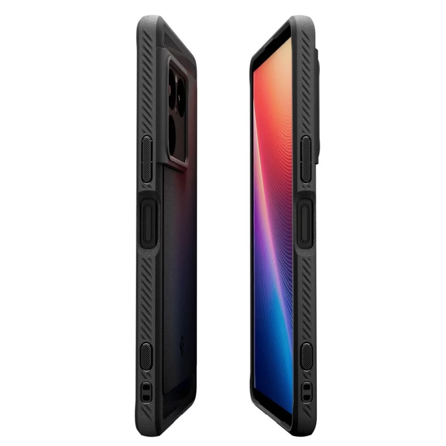Etui Spigen Rugged Armor na Sony Xperia 1 VIII - czarne matowe