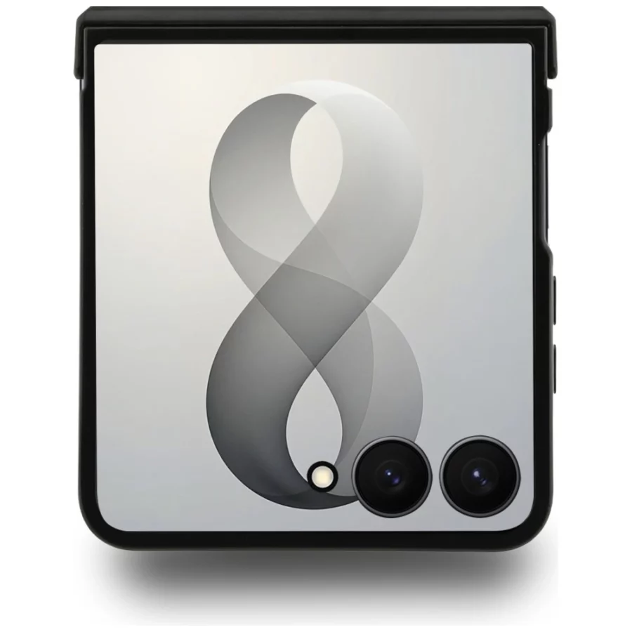 Etui Guess 4G Classic MagSafe na Samsung Galaxy Z Flip 8 - czarne