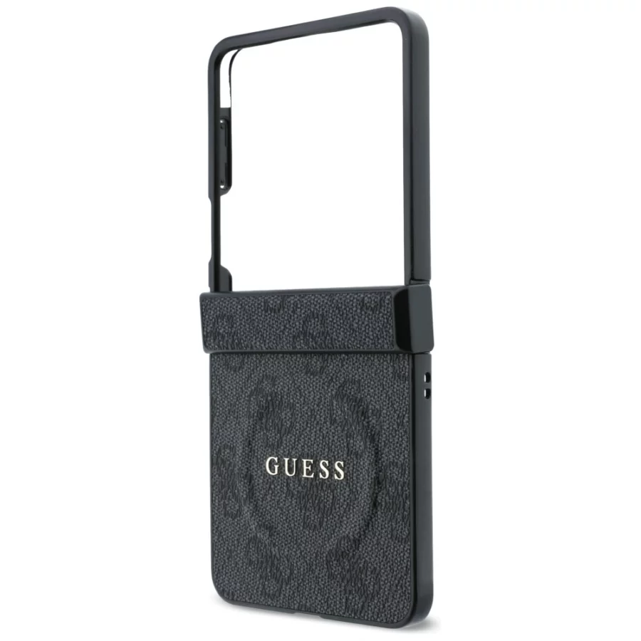 Etui Guess 4G Classic MagSafe na Samsung Galaxy Z Flip 8 - czarne