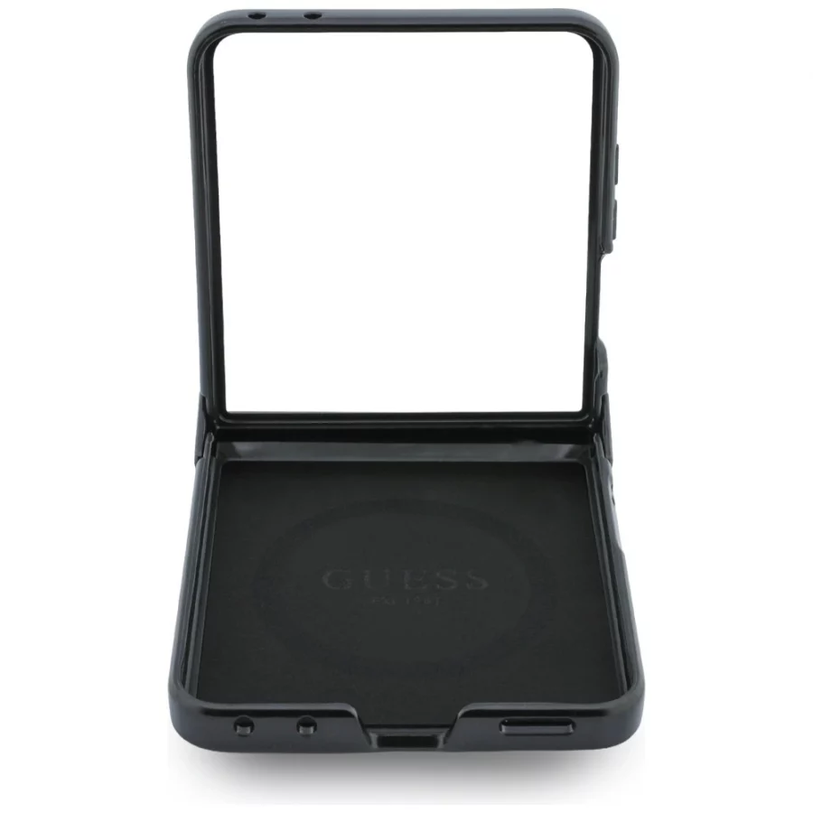 Etui Guess 4G Classic MagSafe na Samsung Galaxy Z Flip 8 - czarne