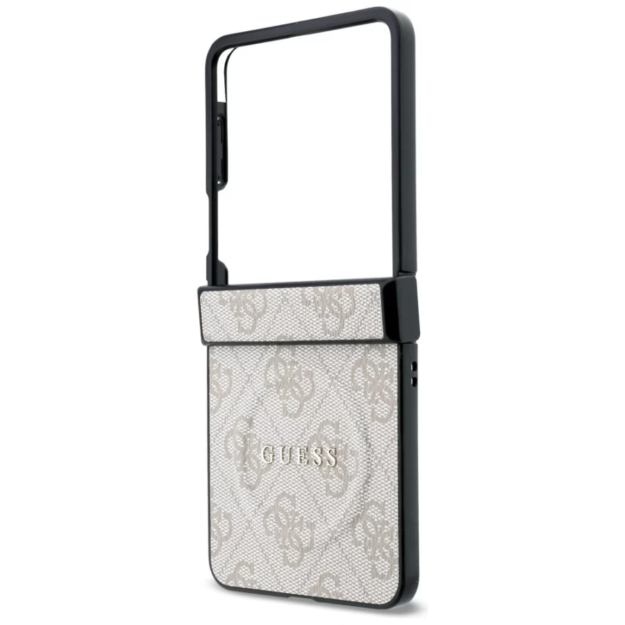 Etui Guess 4G Classic MagSafe na Samsung Galaxy Z Flip 8 - różowe
