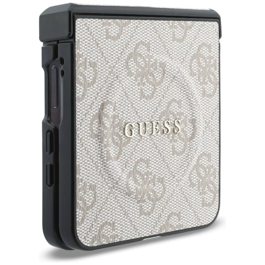 Etui Guess 4G Classic MagSafe na Samsung Galaxy Z Flip 8 - różowe