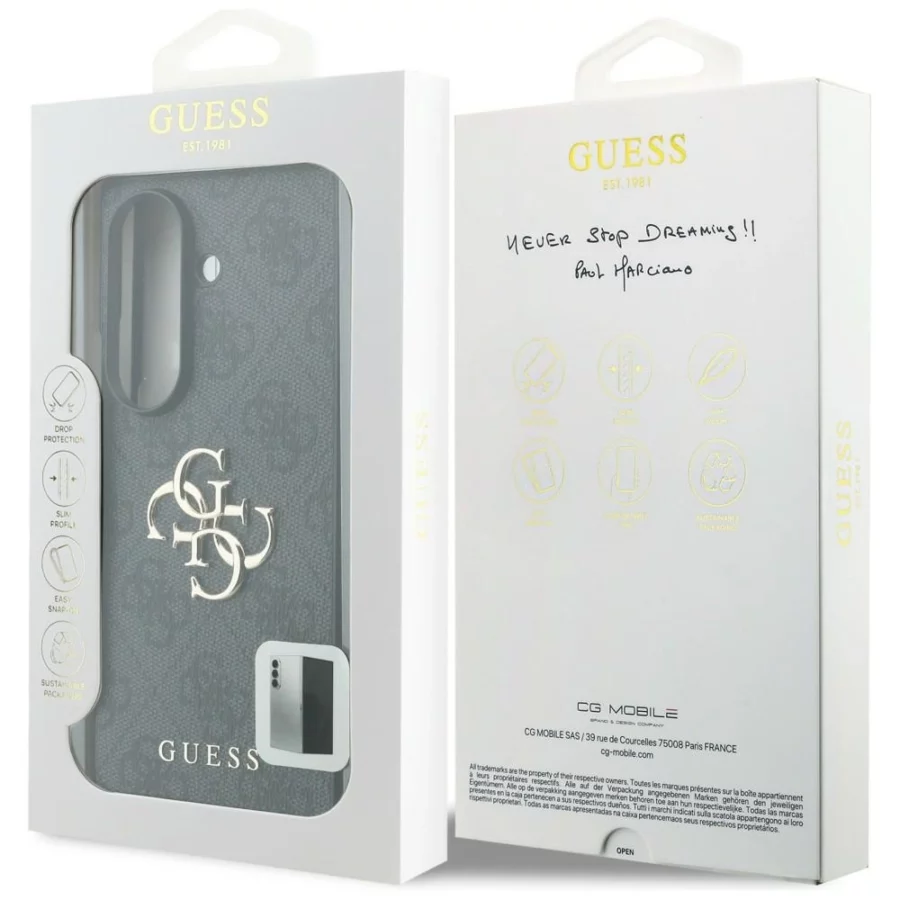 Etui Guess Big 4G Logo na Samsung Galaxy Z Fold 8 Ultra - czarne