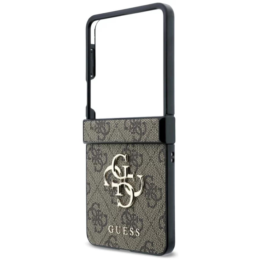 Etui Guess Big 4G Logo na Samsung Galaxy Z Flip 8 - brązowe