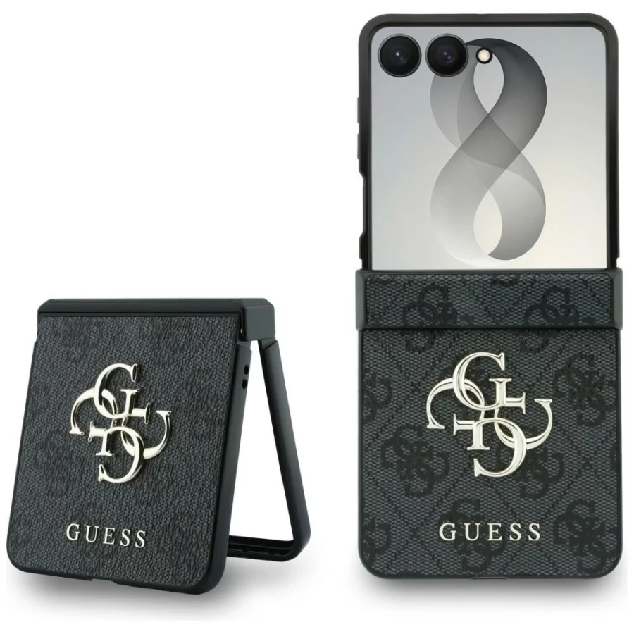 Etui Guess Big 4G Logo na Samsung Galaxy Z Flip 8 - czarne