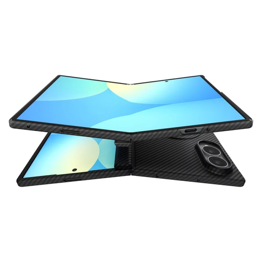 Etui Spigen AirSkin Aramid MagFit MagSafe na Samsung Galaxy Z Fold 8 - czarne