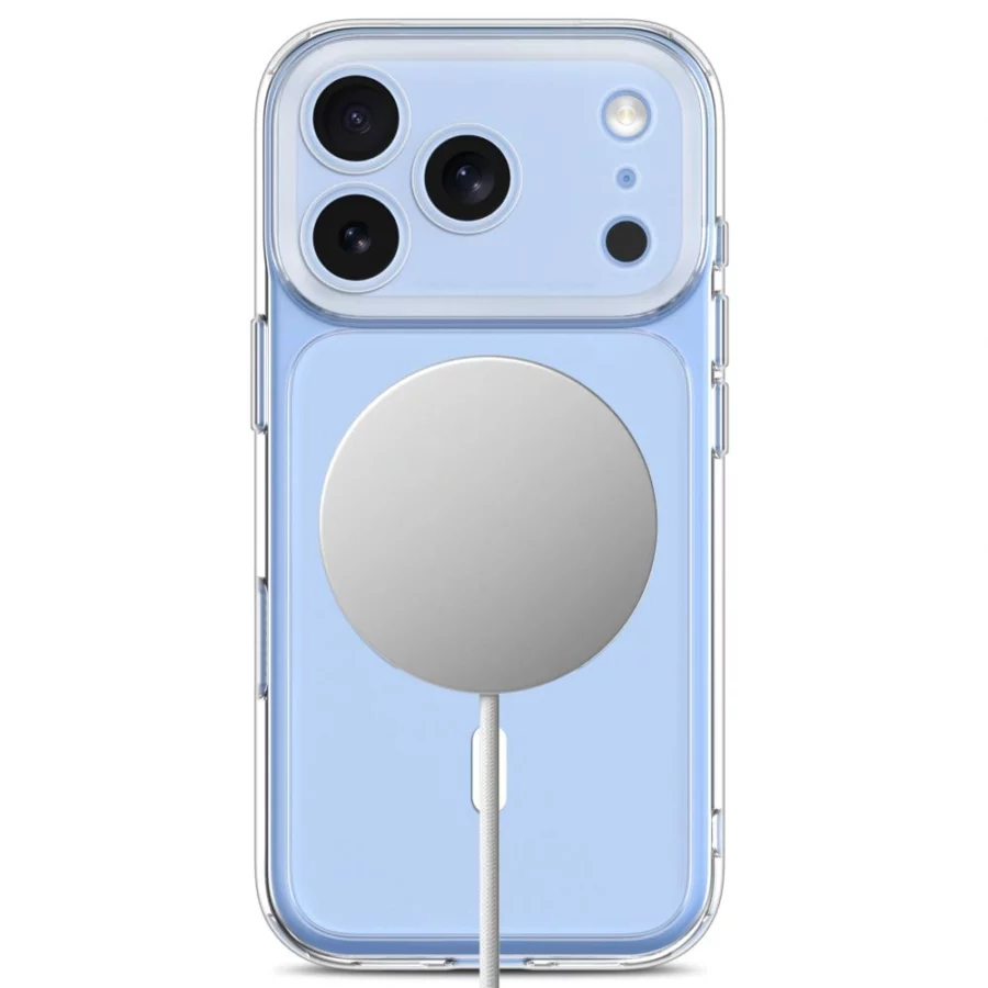 Etui Tech-Protect MagPeak MagSafe CC na iPhone 18 Pro / 17 Pro  - przezroczyste