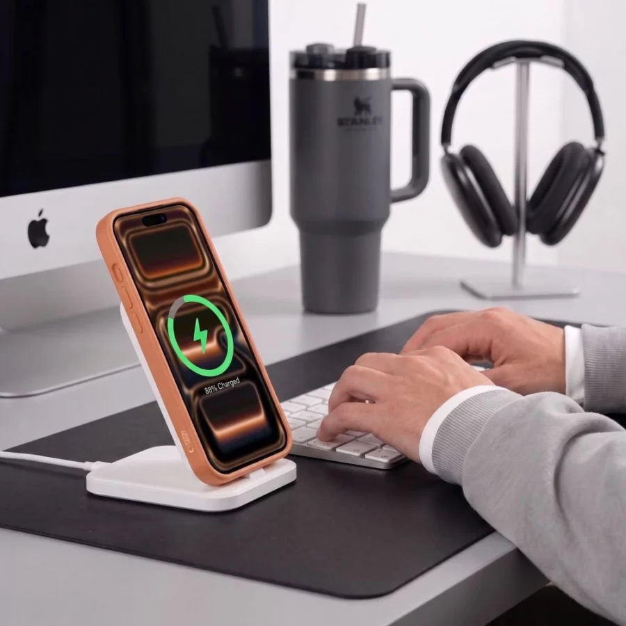 Etui Tech-Protect BasicMag MagSafe na iPhone 17 Pro / 18 Pro - pomarańczowe matowe