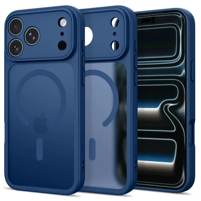 Etui Tech-Protect BasicMag MagSafe na iPhone 17 Pro / 18 Pro - ciemnoniebieskie matowe