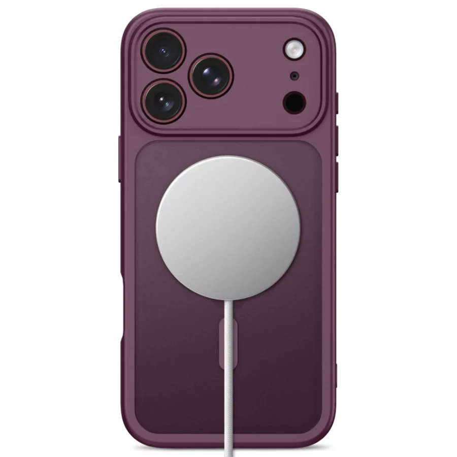 Etui Tech-Protect BasicMag MagSafe na iPhone 17 Pro Max / 18 Pro Max - burgundowe matowe